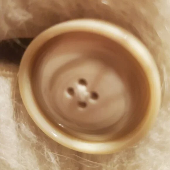 Vintage cream wool sweater coat (1960s) - Picture 4 of 7